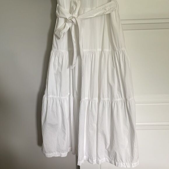 Jonathan Simkhai White Tiered Dress - Picture 3 of 6